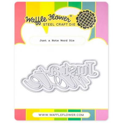 Waffle Flower Die - Just a Note Word